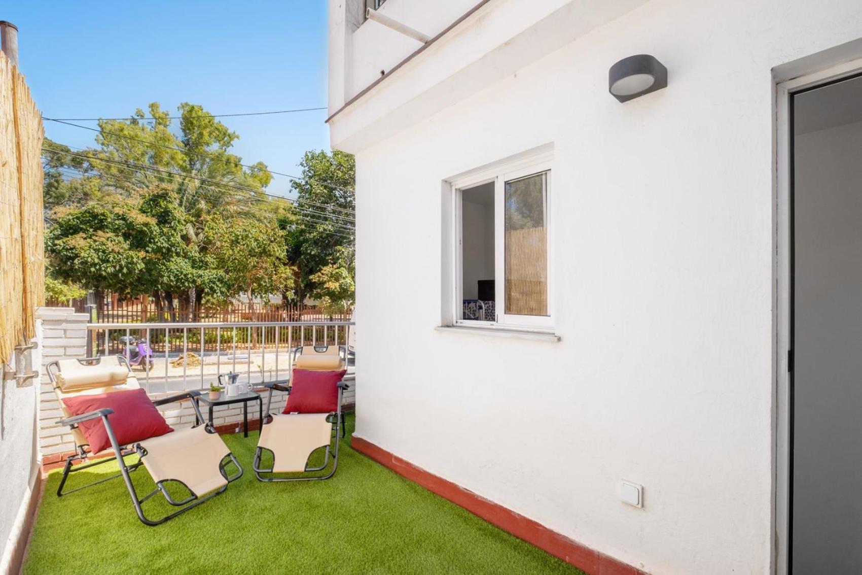 Apartamento En La Playa Con Terraza มาลากา ภายนอก รูปภาพ
